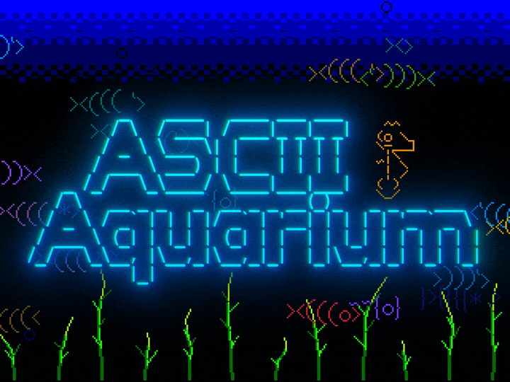 ASCII Aquarium Title